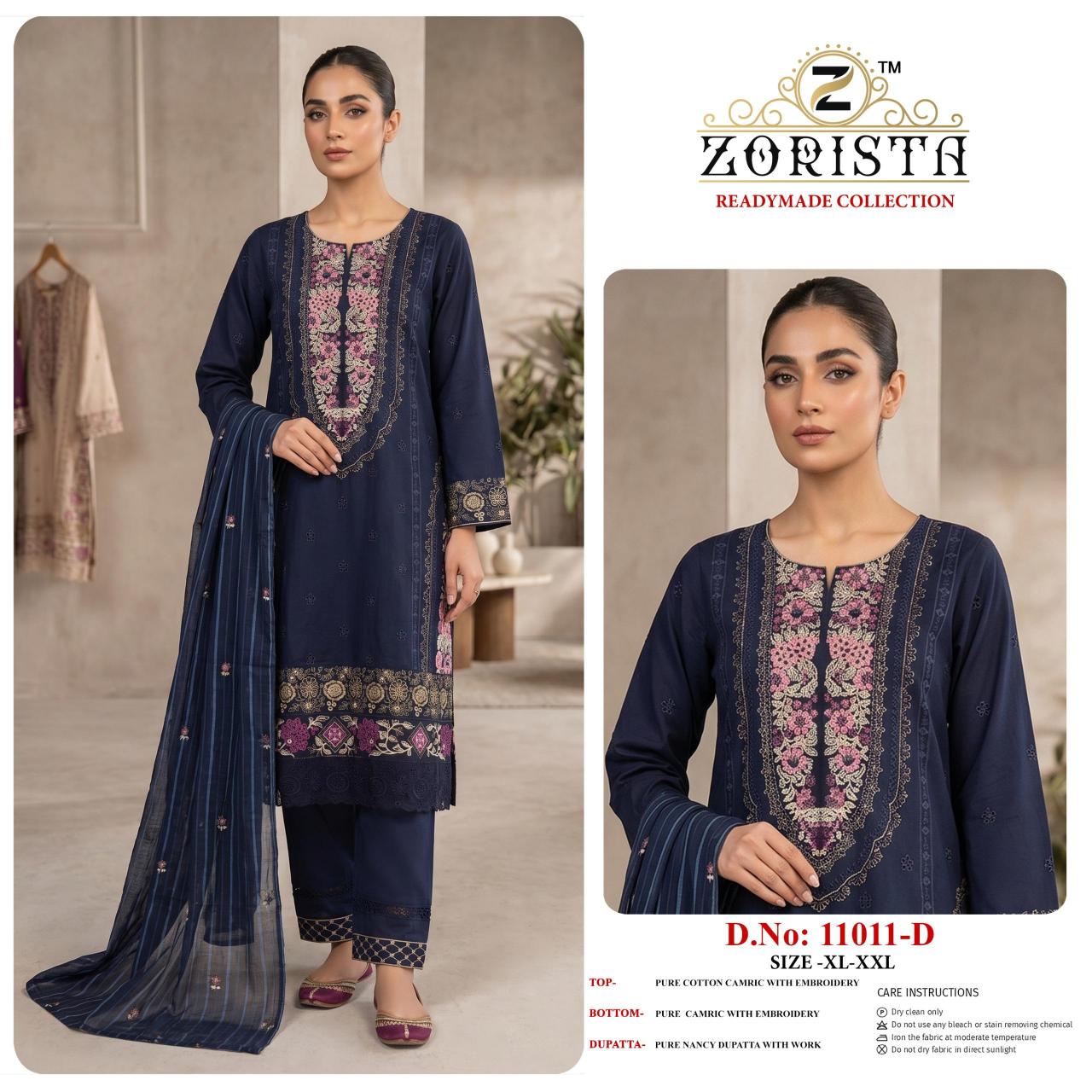 Zorista 11011 catalog pakistani suits wholesalers in amritsar