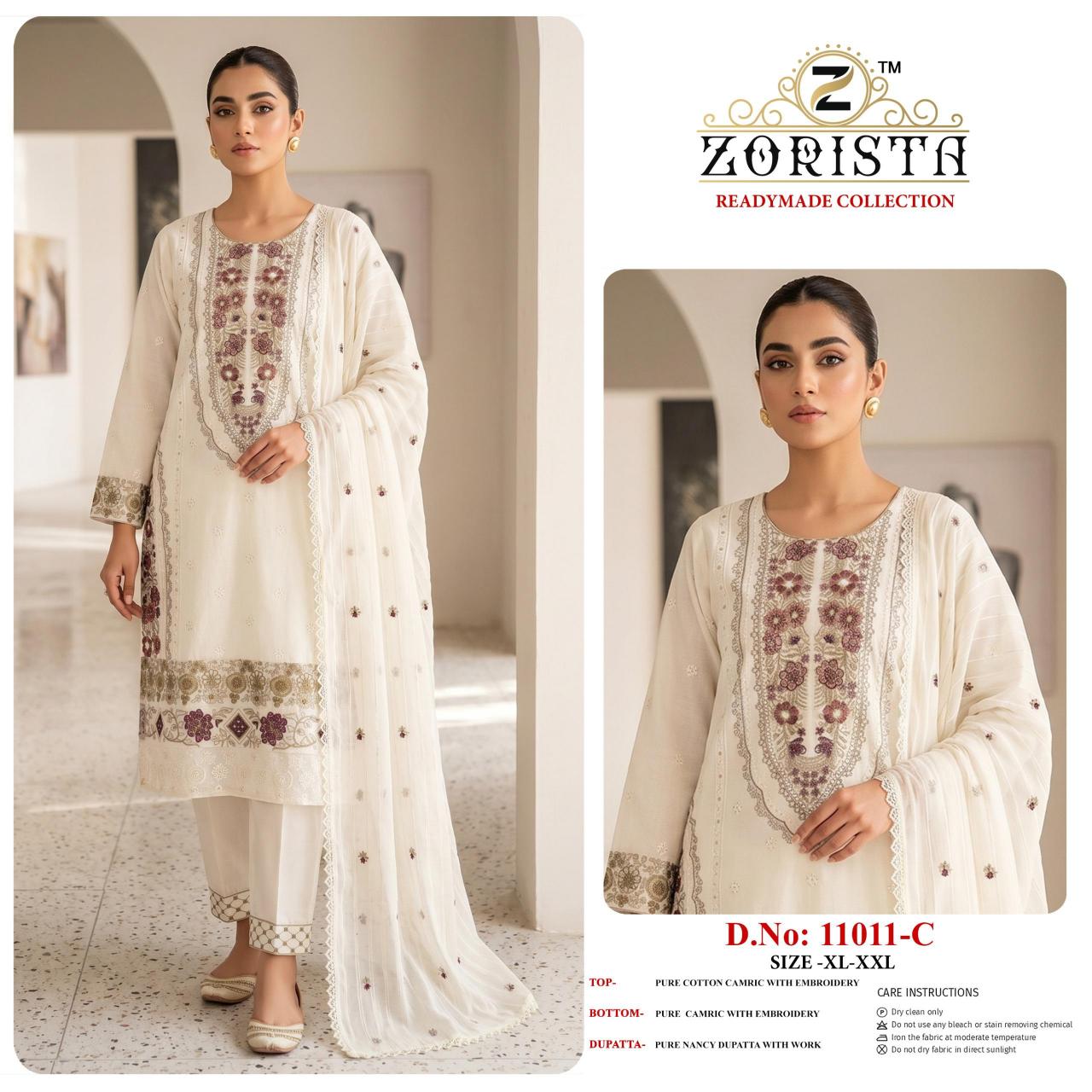 Zorista 11011 catalog pakistani suits wholesalers in amritsar