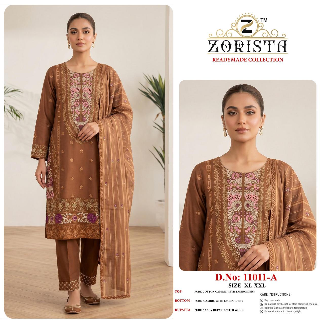 Zorista 11011 catalog pakistani suits wholesalers in amritsar