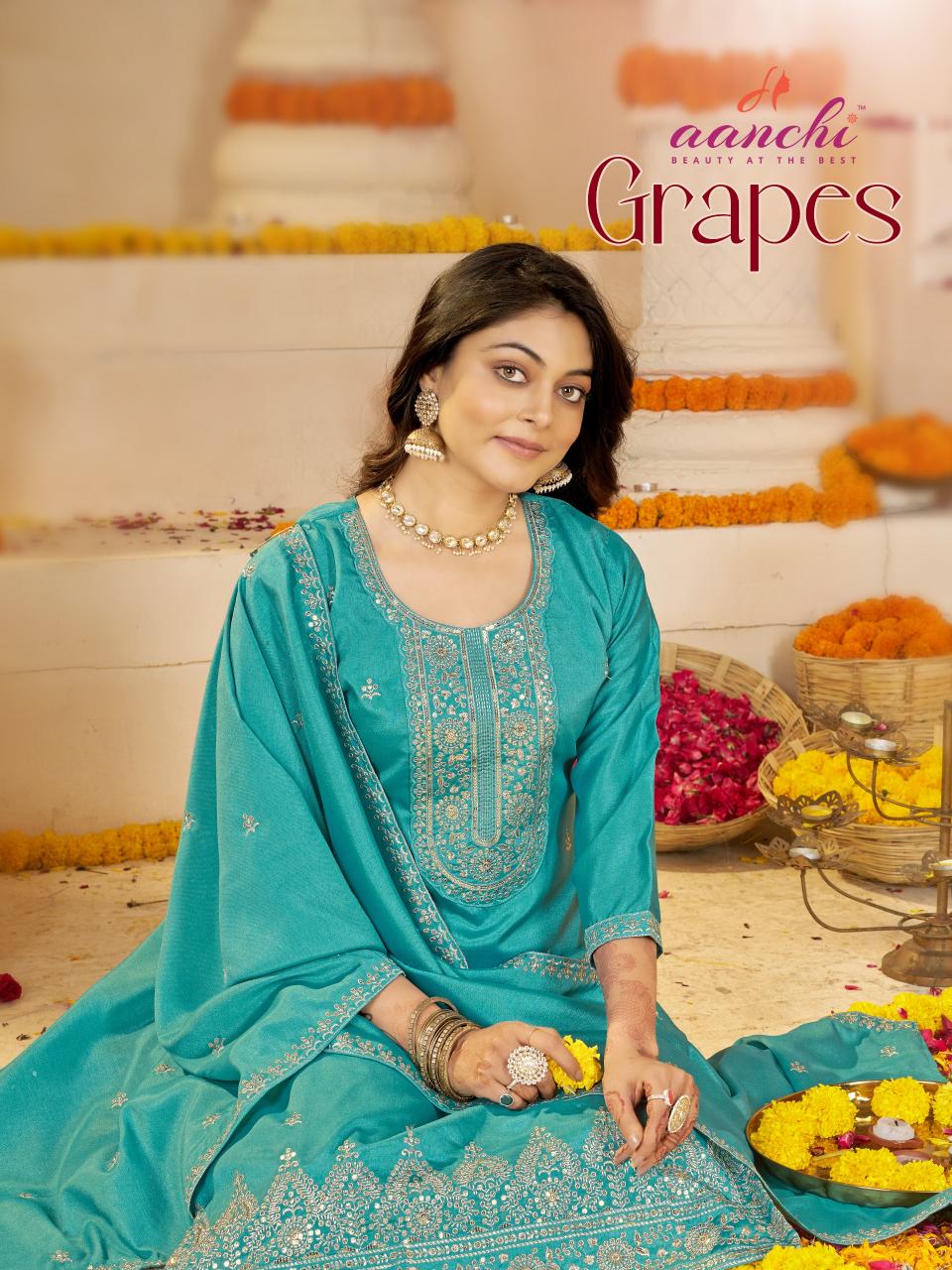 Aanchi Grapes catalog fancy kurtis wholesale in chennai