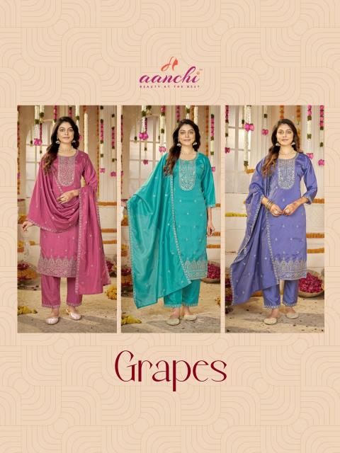 Aanchi Grapes catalog fancy kurtis wholesale in chennai