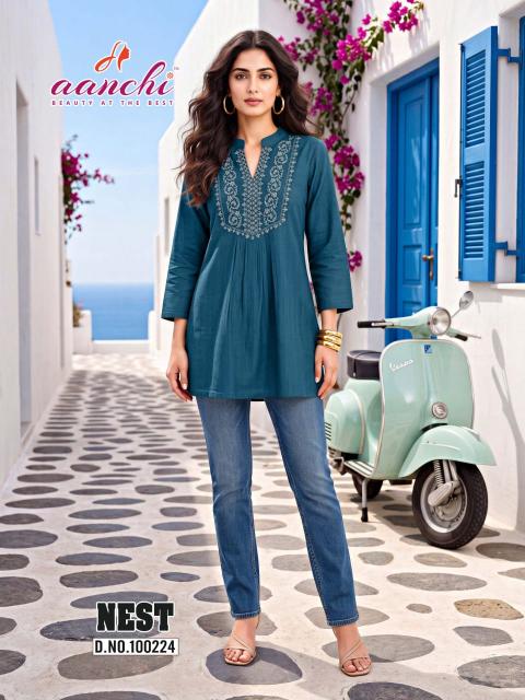 Aanchi Nest 0.1 catalog kanpur wholesale kurti market