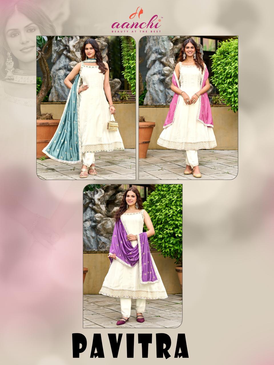 Aanchi Pavitra catalog fancy kurti wholesaller in pimpri
