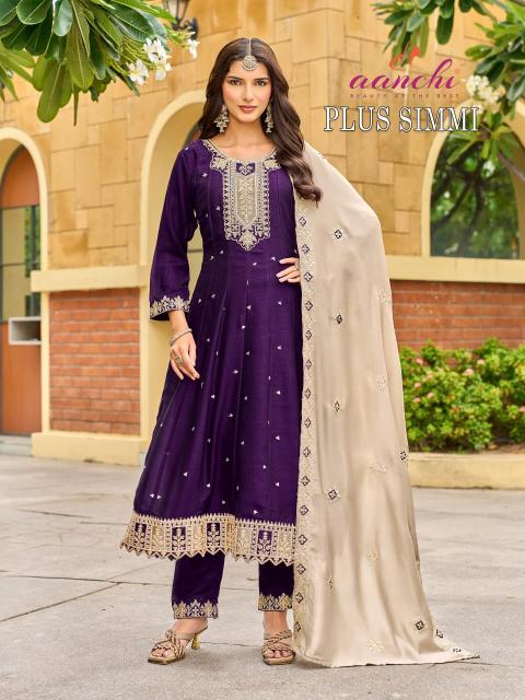 Aanchi Plus Simmi catalog kalamkari kurtis wholesale in bangalore