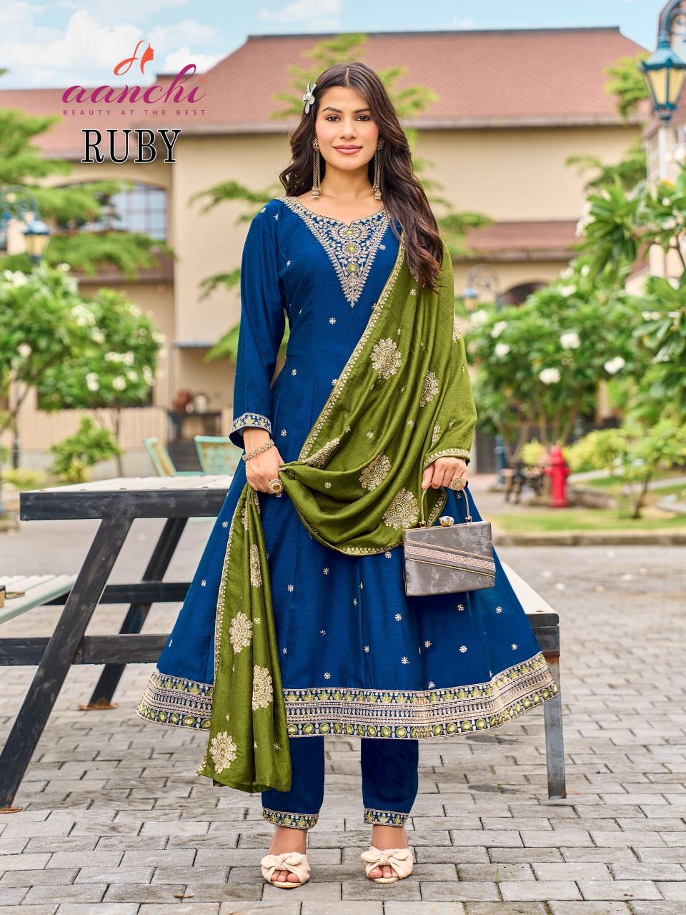 Aanchi Ruby catalog new branded kurtis catalog wholesale