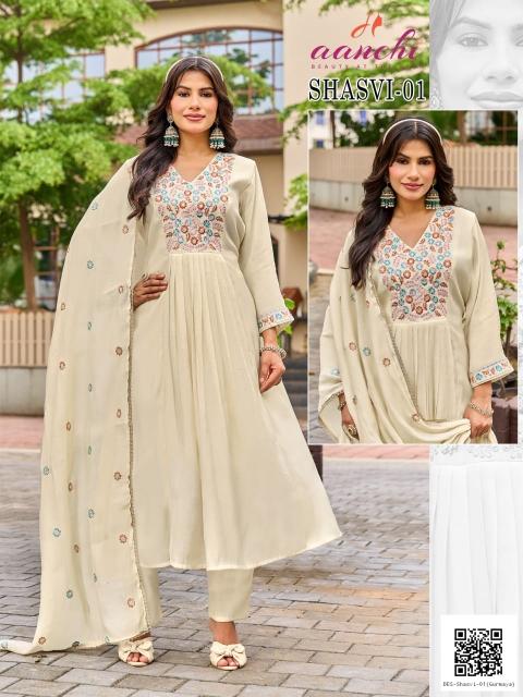 Aanchi Shashvi catalog designer kurti catalog wholesale