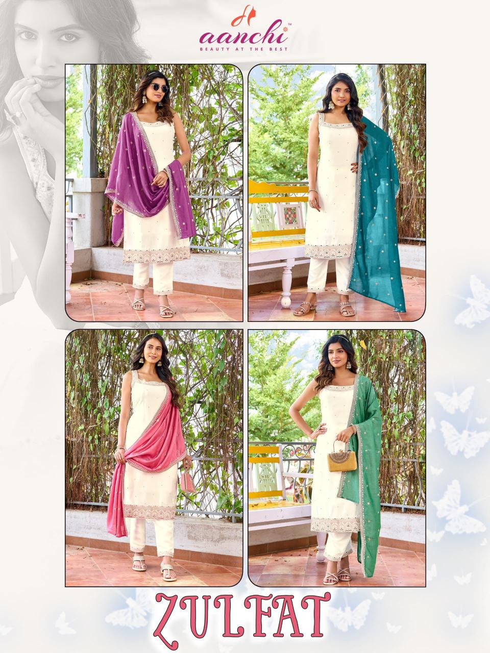 Aanchi Zulfat catalog kurtis wholesale in delhi