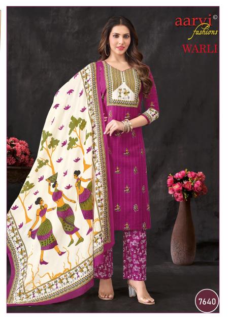 Aarvi Warli Vol-1 – Kurti Pant With Dupatta - Wholesale Catalog