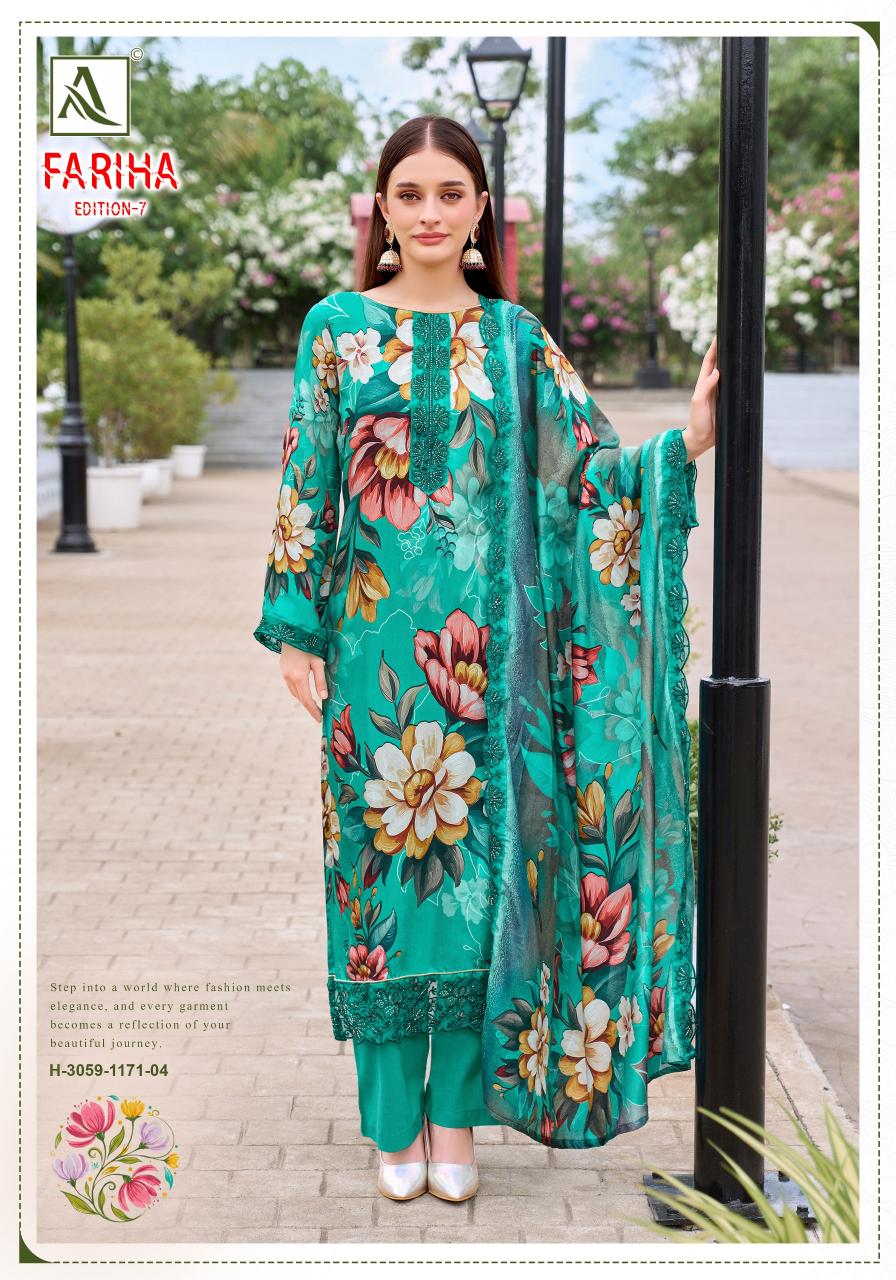 Alok Fariha Vol 7 catalog unstitched dress material manufacturer in surat