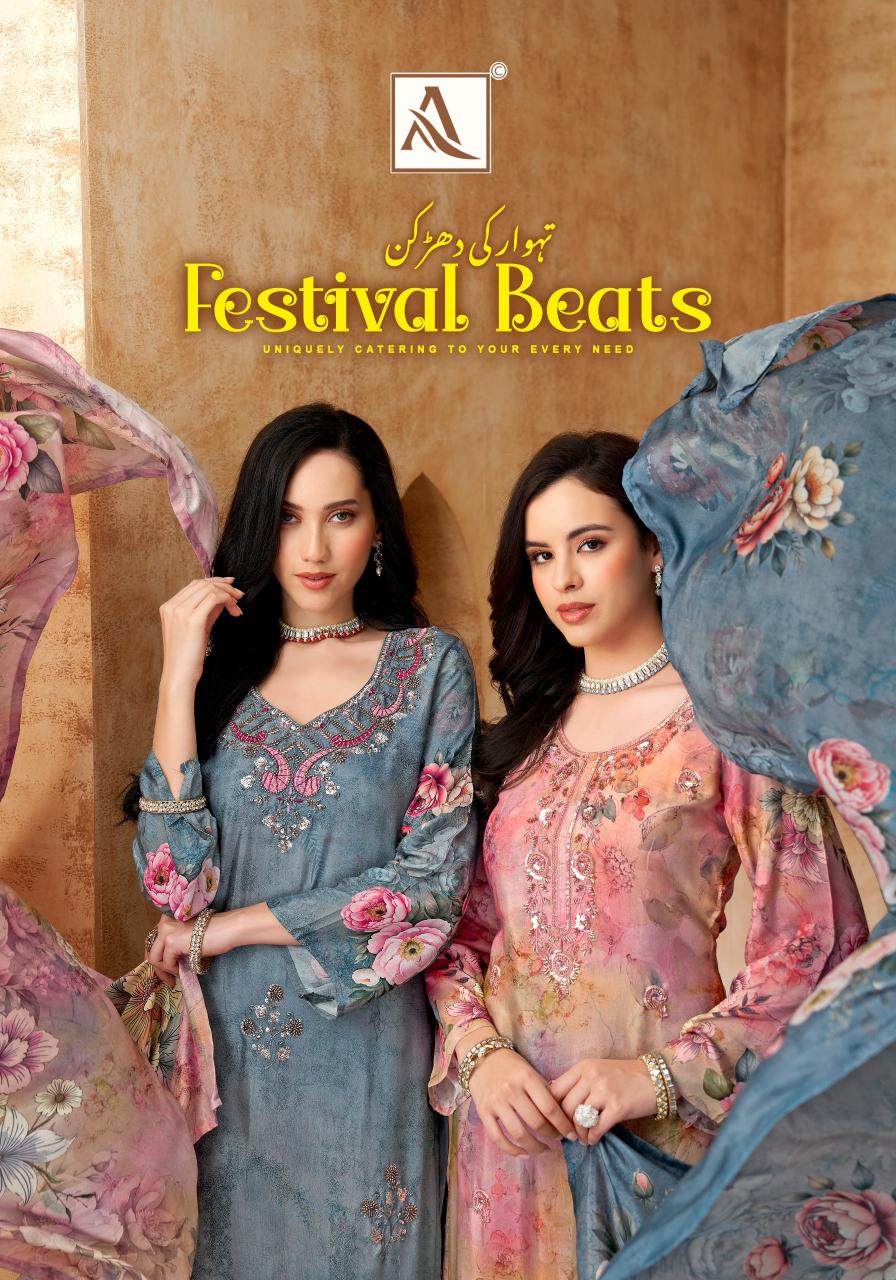 Alok Festival Beats catalog surat textile dress material wholesale market 