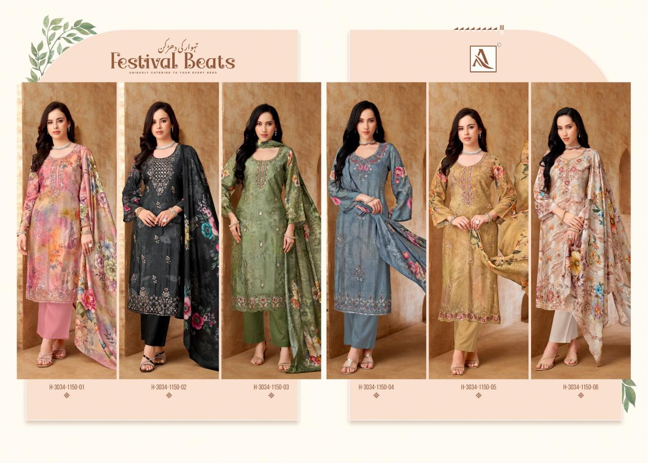 Alok Festival Beats catalog surat textile dress material wholesale market 