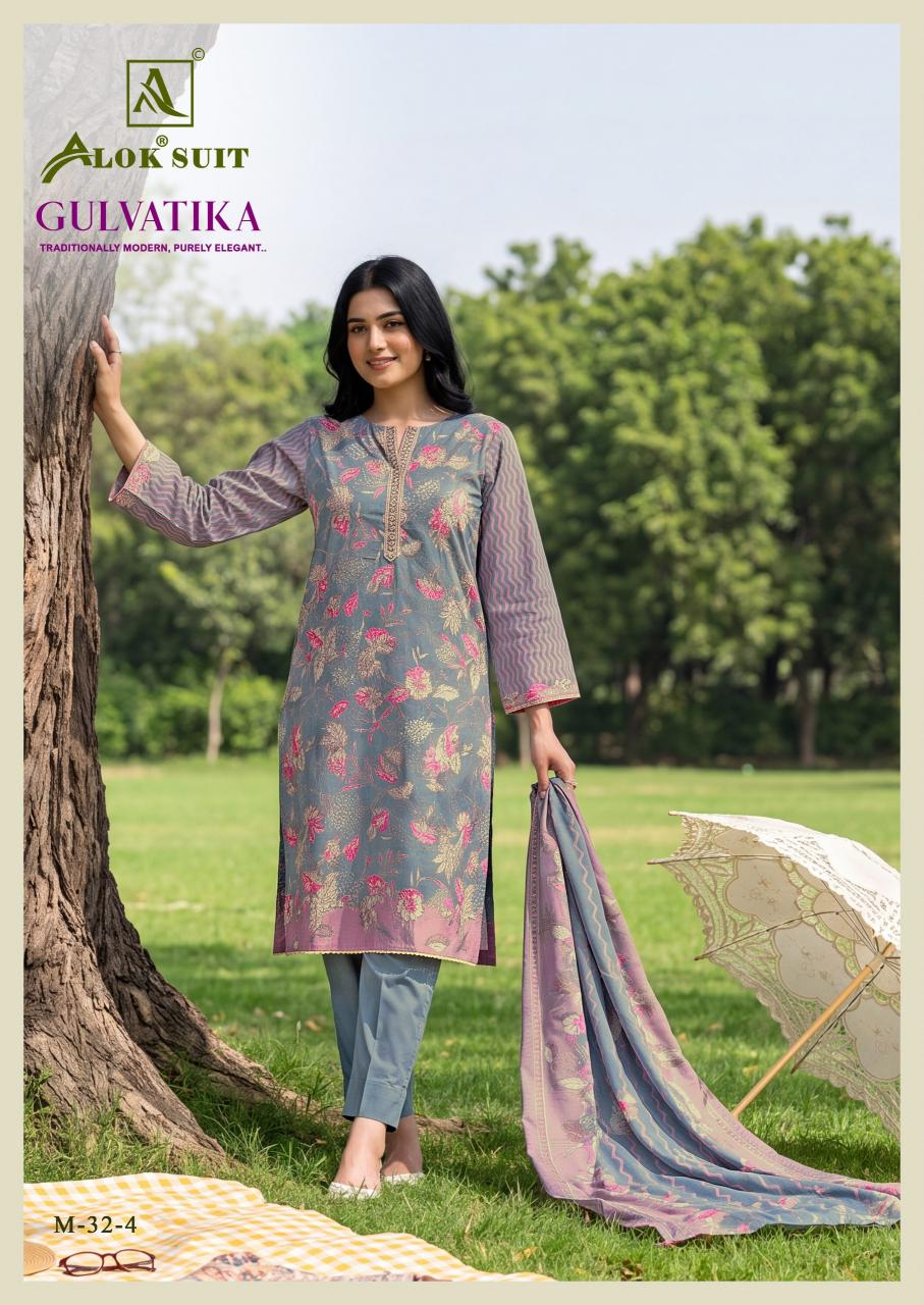 Alok Gulvatika catalog surat dress material low price online