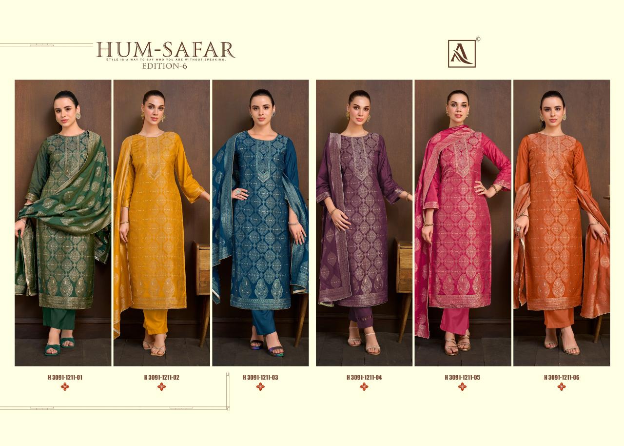 Alok Humsafar vol 6 catalog best online dress materials wholesalers in surat