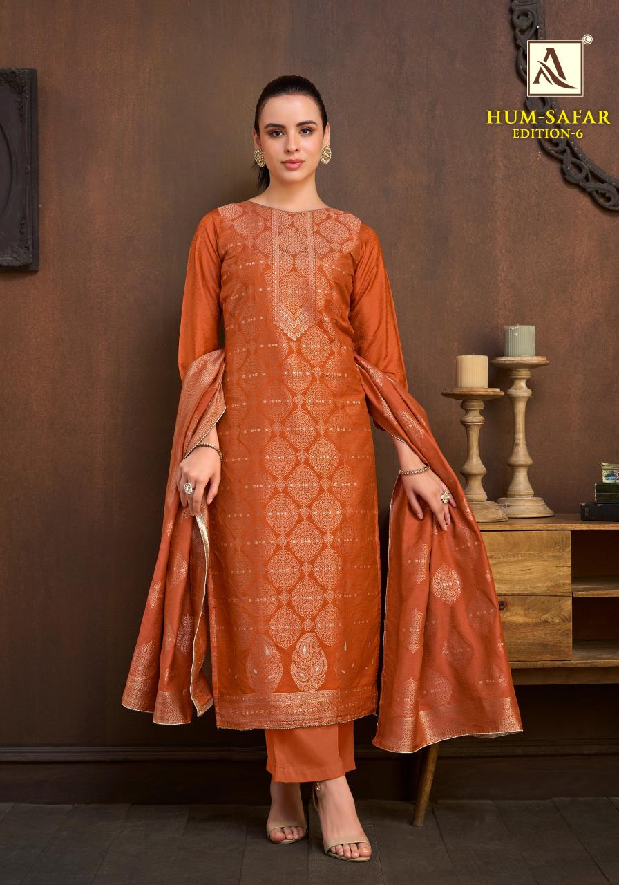 Alok Humsafar vol 6 catalog best online dress materials wholesalers in surat