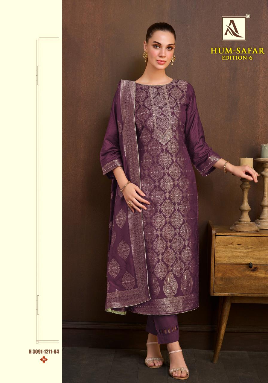 Alok Humsafar vol 6 catalog best online dress materials wholesalers in surat
