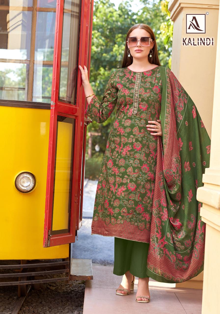 Alok Kalindi catalog designer material for dresses surat