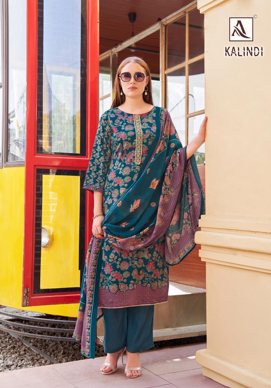 Alok Kalindi catalog designer material for dresses surat