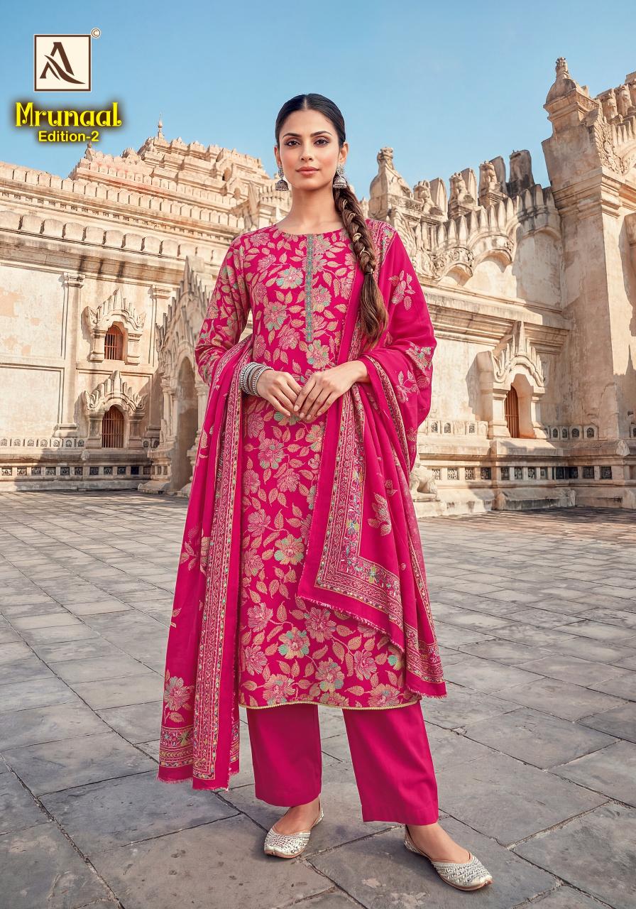 Alok Mrunal catalog wholesale dress material shops in surat at cheap rate