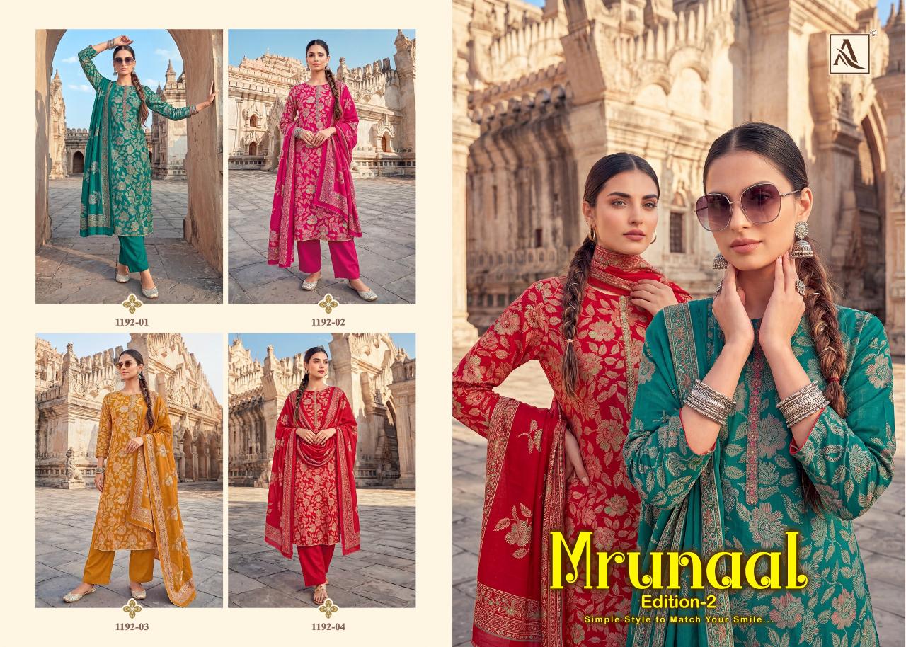 Alok Mrunal catalog wholesale dress material shops in surat at cheap rate