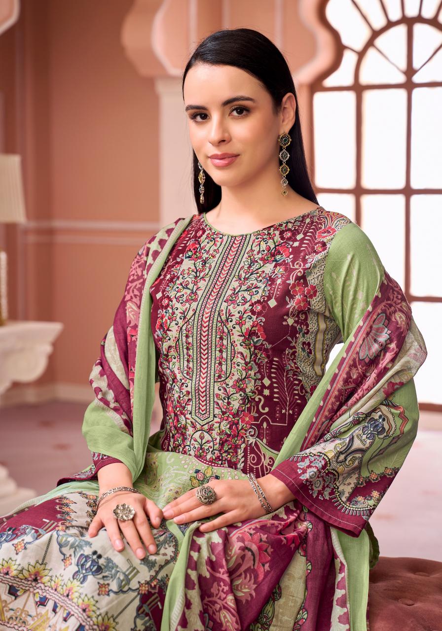Alok Nafiza Vol 8 catalog surat dress material wholesale market