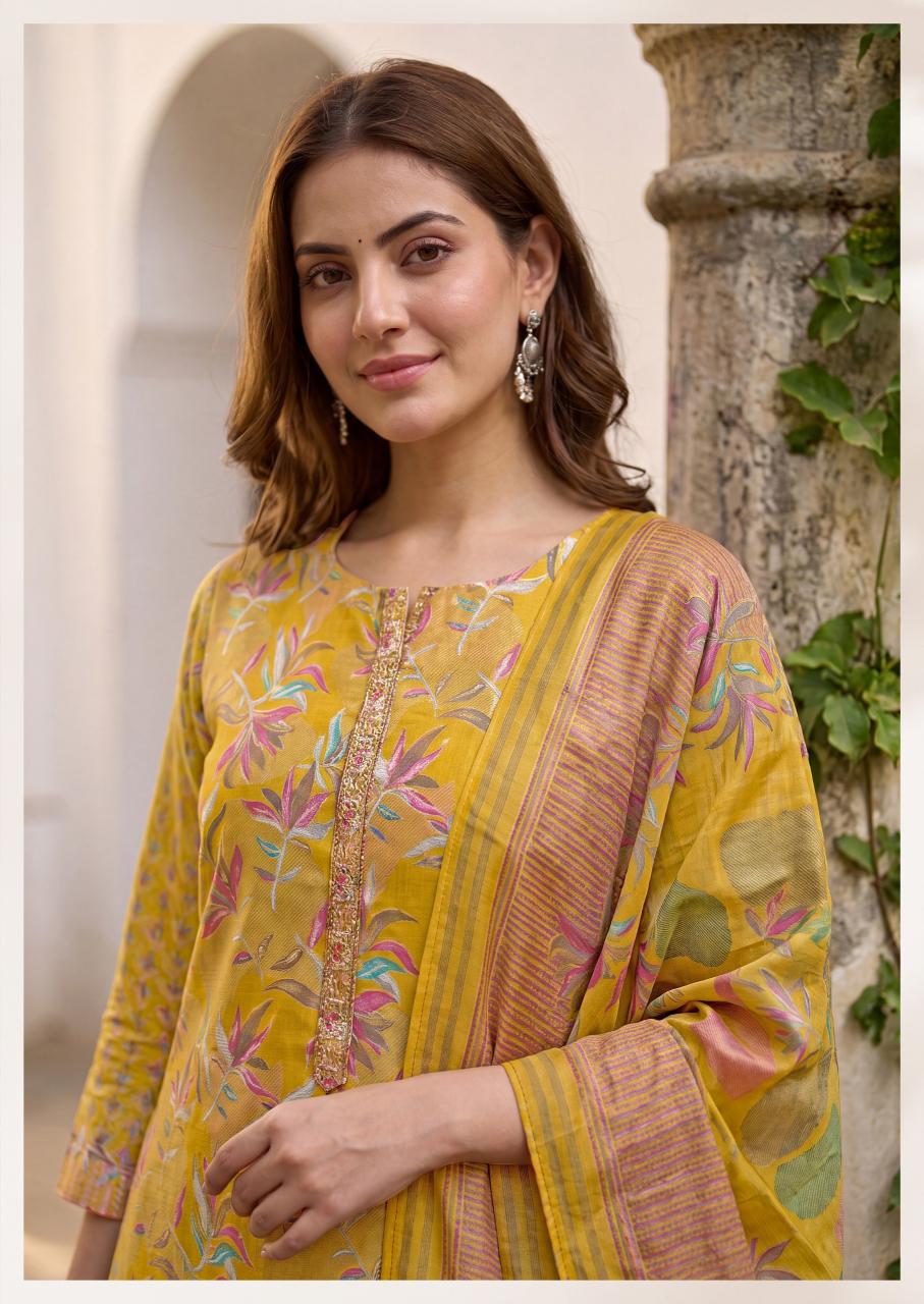 Alok Orlina catalog unstitched salwar dress materials in surat