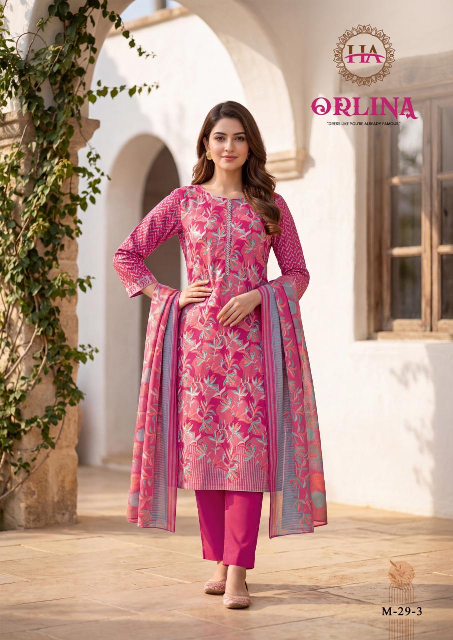 Alok Orlina catalog unstitched salwar dress materials in surat