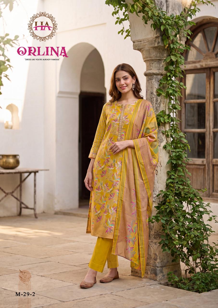 Alok Orlina catalog unstitched salwar dress materials in surat