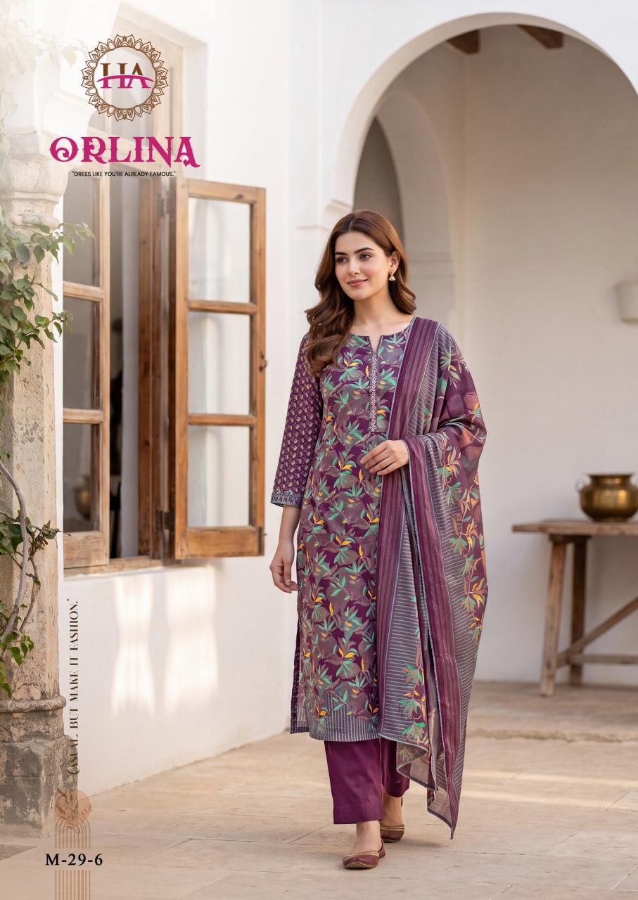 Alok Orlina catalog unstitched salwar dress materials in surat