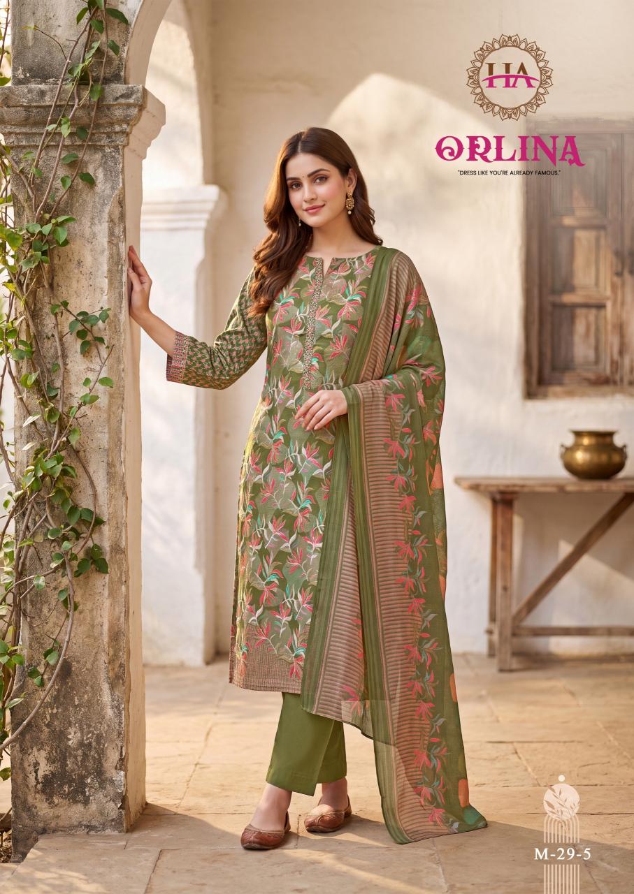 Alok Orlina catalog unstitched salwar dress materials in surat
