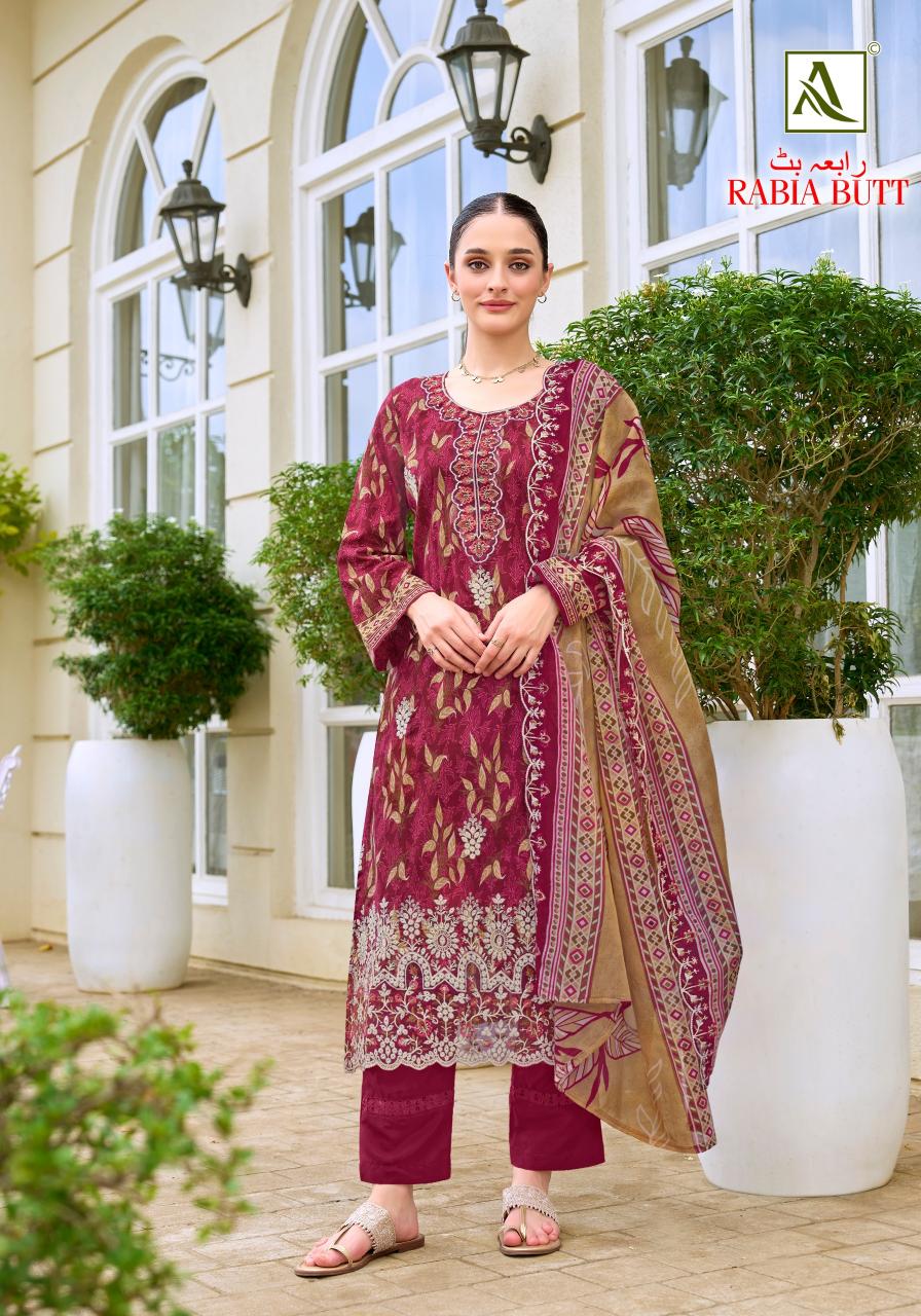 Alok Rabia Butt catalog surat textile market ring road wholesale dress material ki video