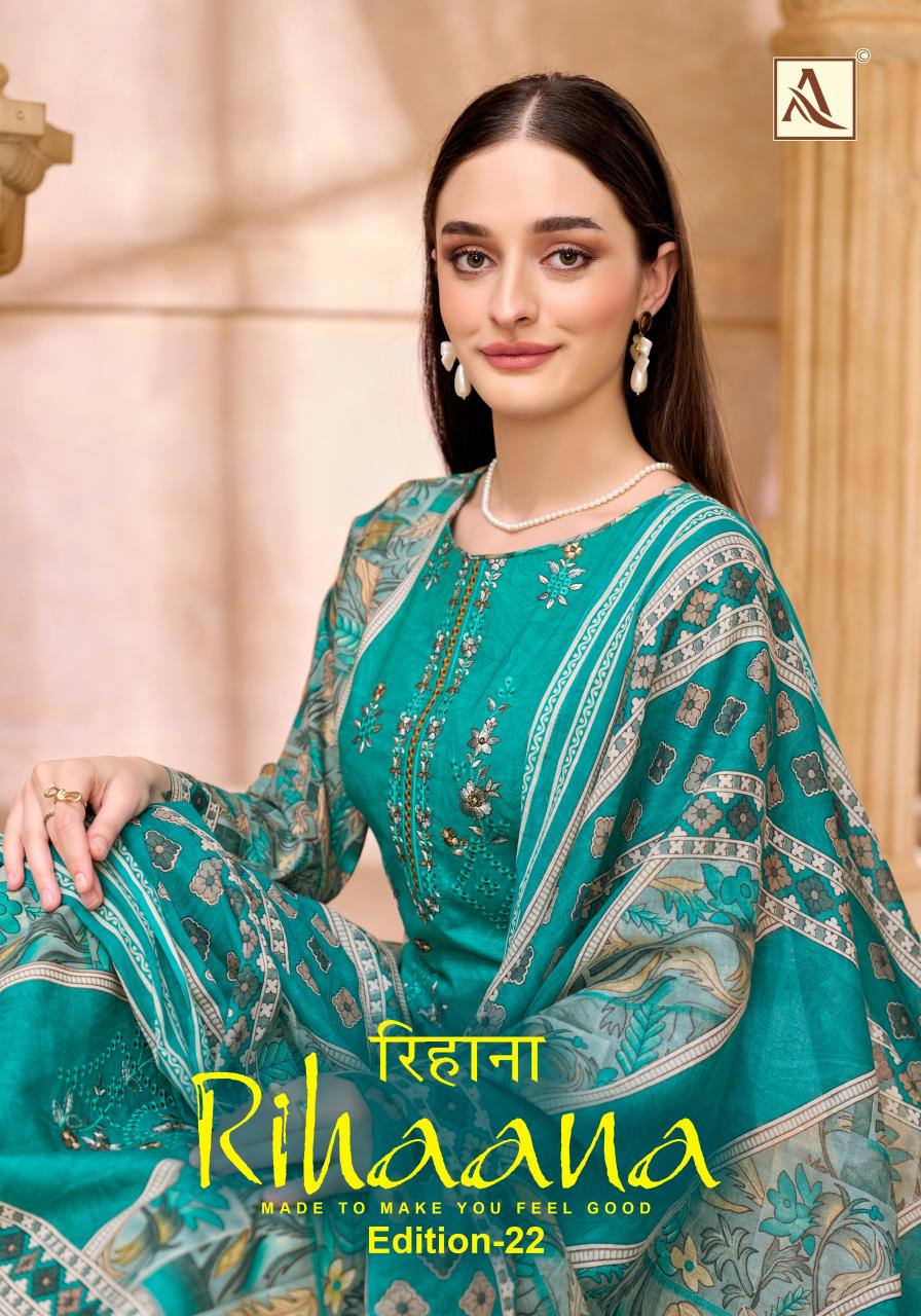Alok Rihaana Vol 22 catalog cheap dress materials in surat online