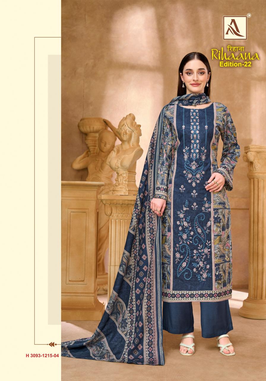 Alok Rihaana Vol 22 catalog cheap dress materials in surat online