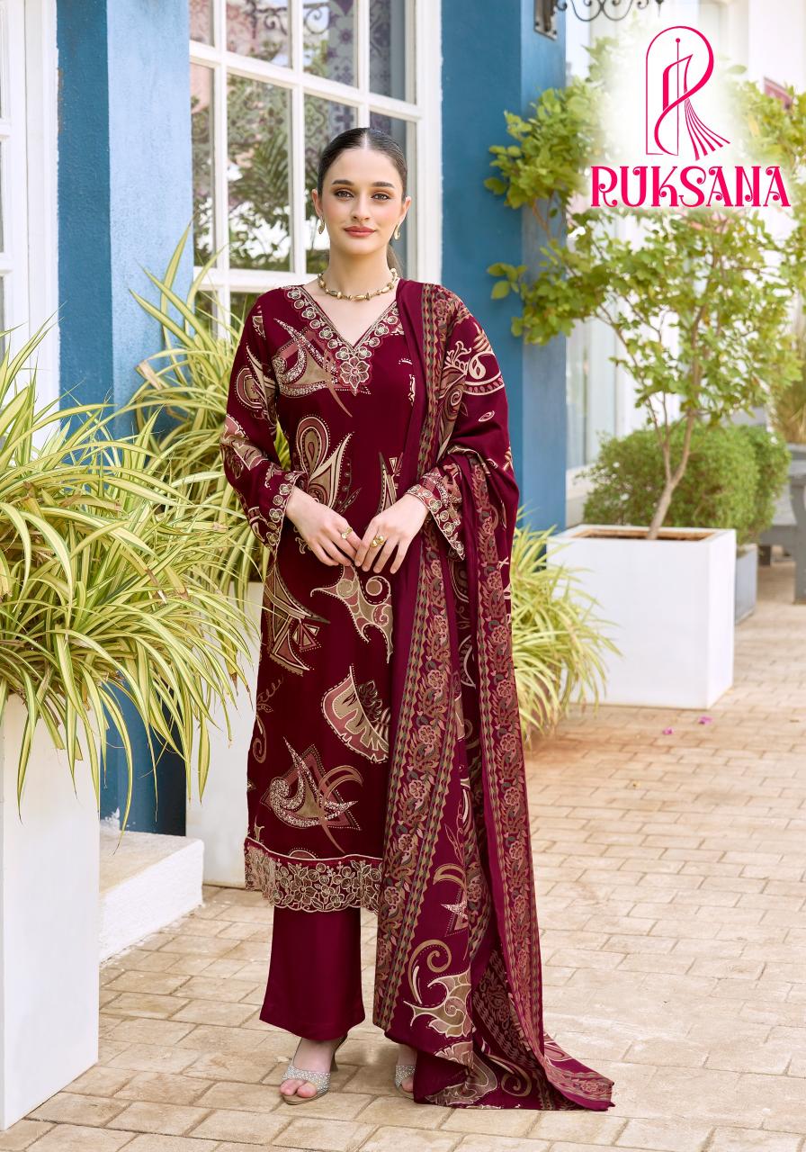Alok Ruksana catalog wholesale dress material market surat