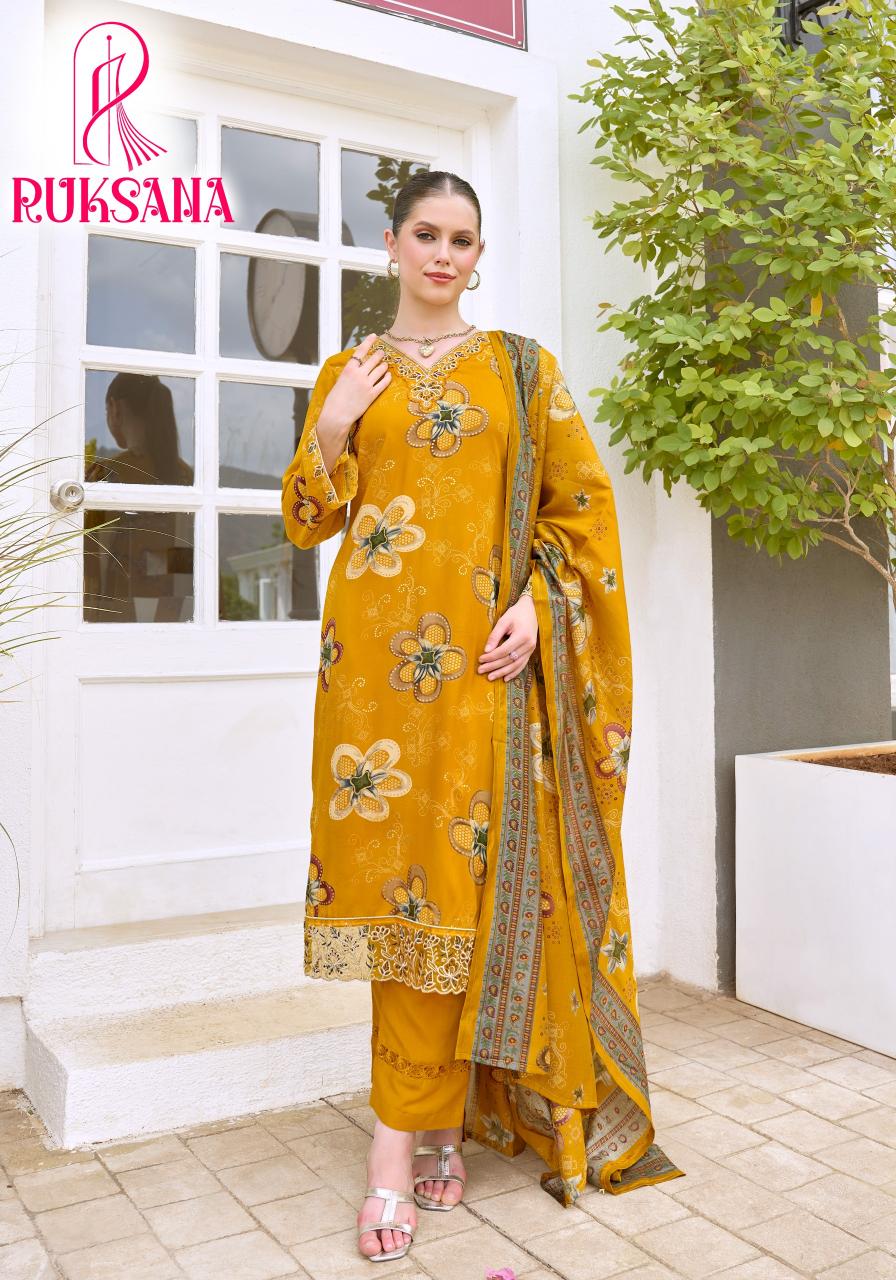 Alok Ruksana catalog wholesale dress material market surat