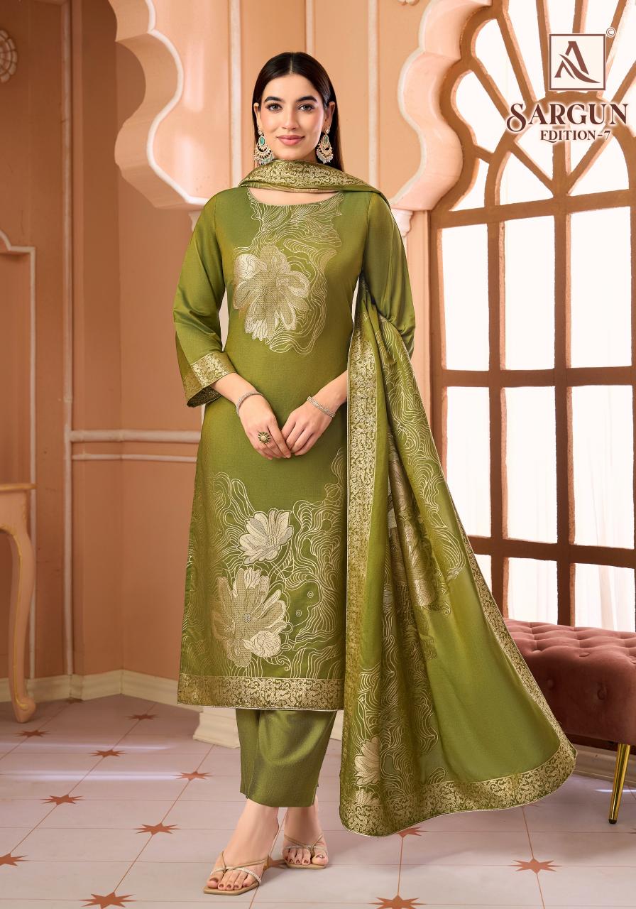 Alok Sargun vol 7 catalog surat dress material in pune
