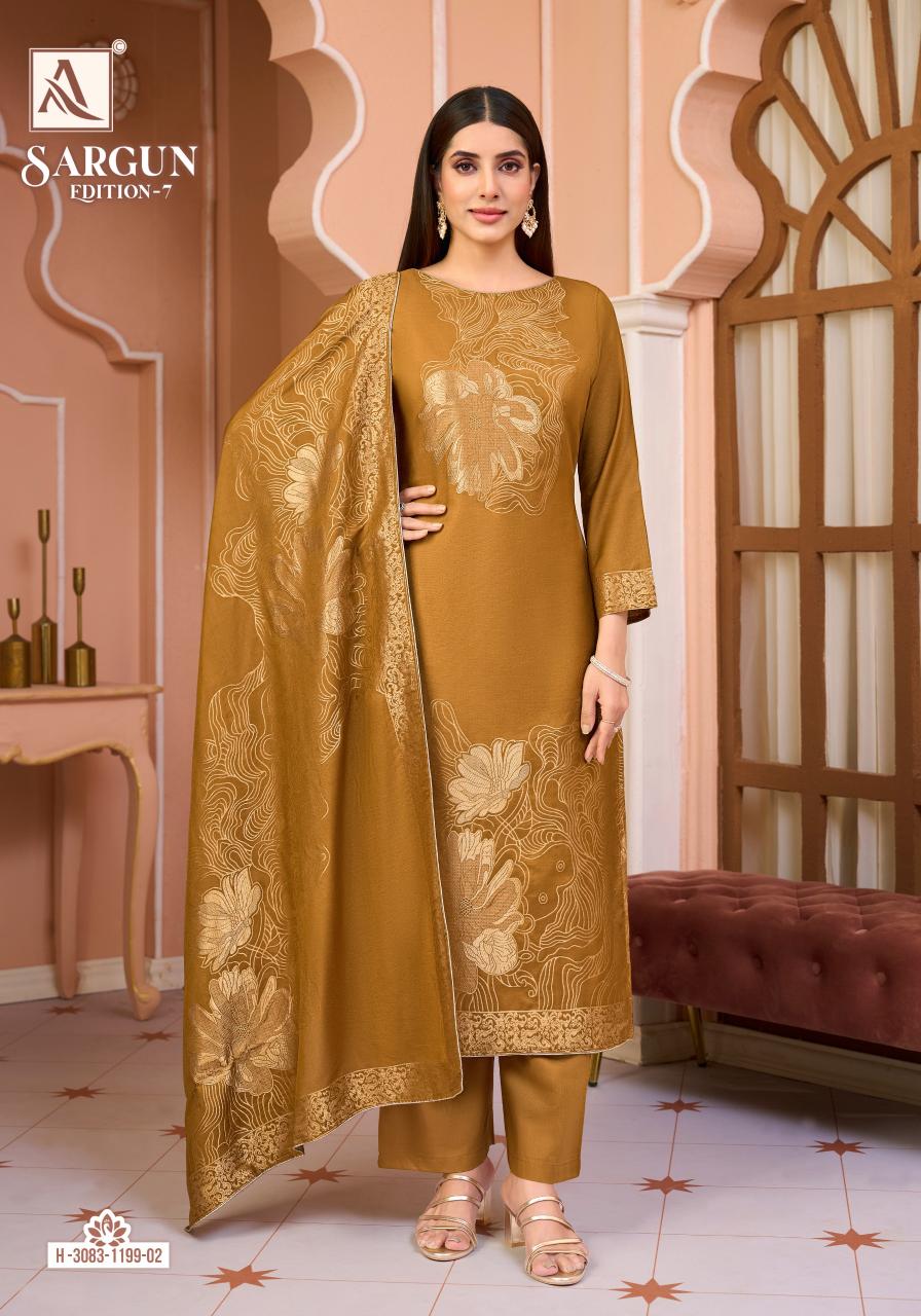 Alok Sargun vol 7 catalog surat dress material in pune