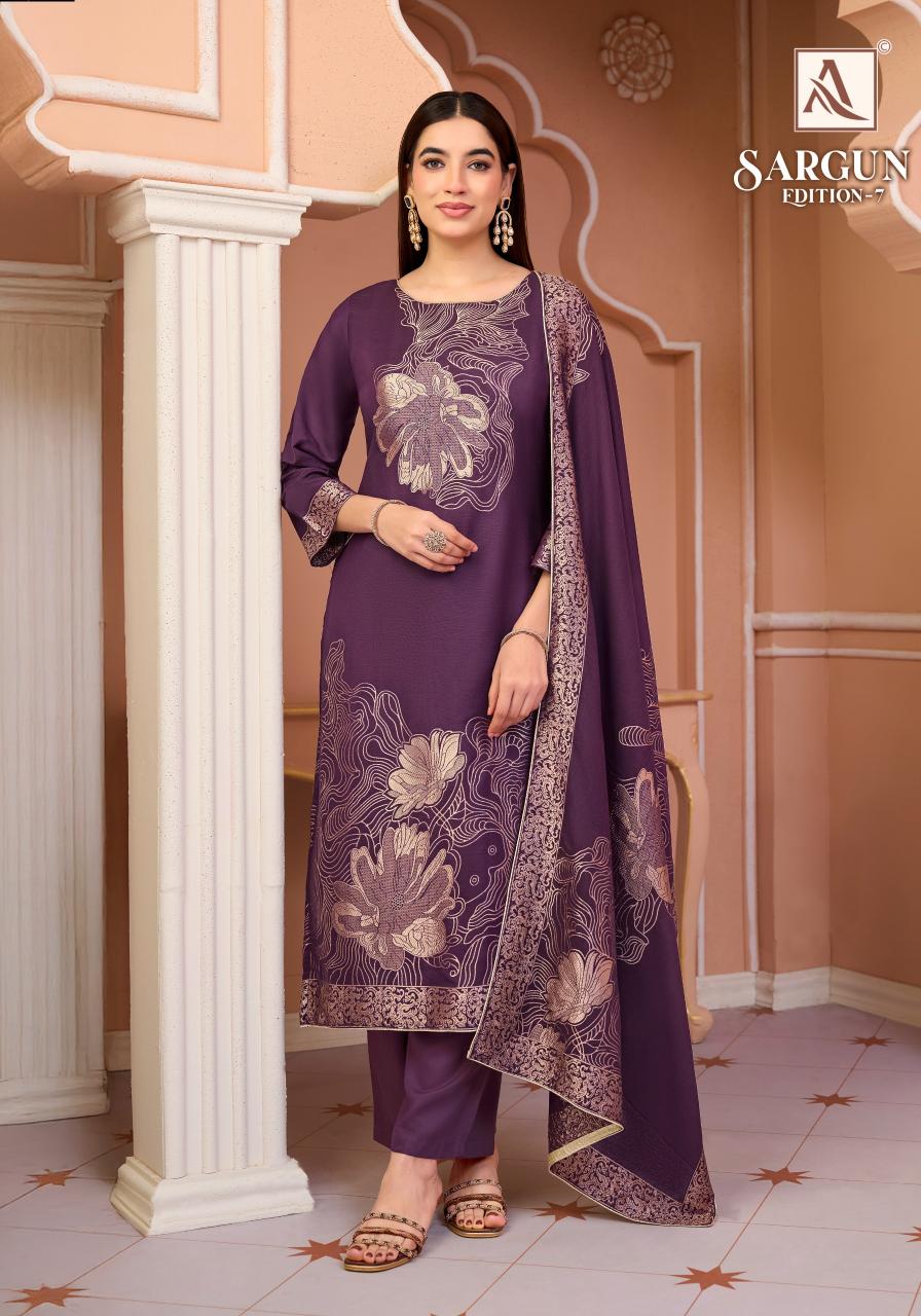 Alok Sargun vol 7 catalog surat dress material in pune