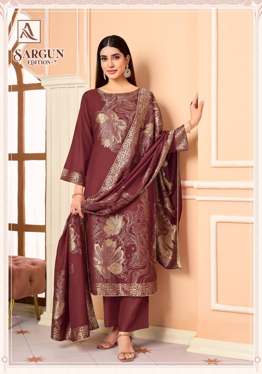 Alok Sargun vol 7 catalog surat dress material in pune