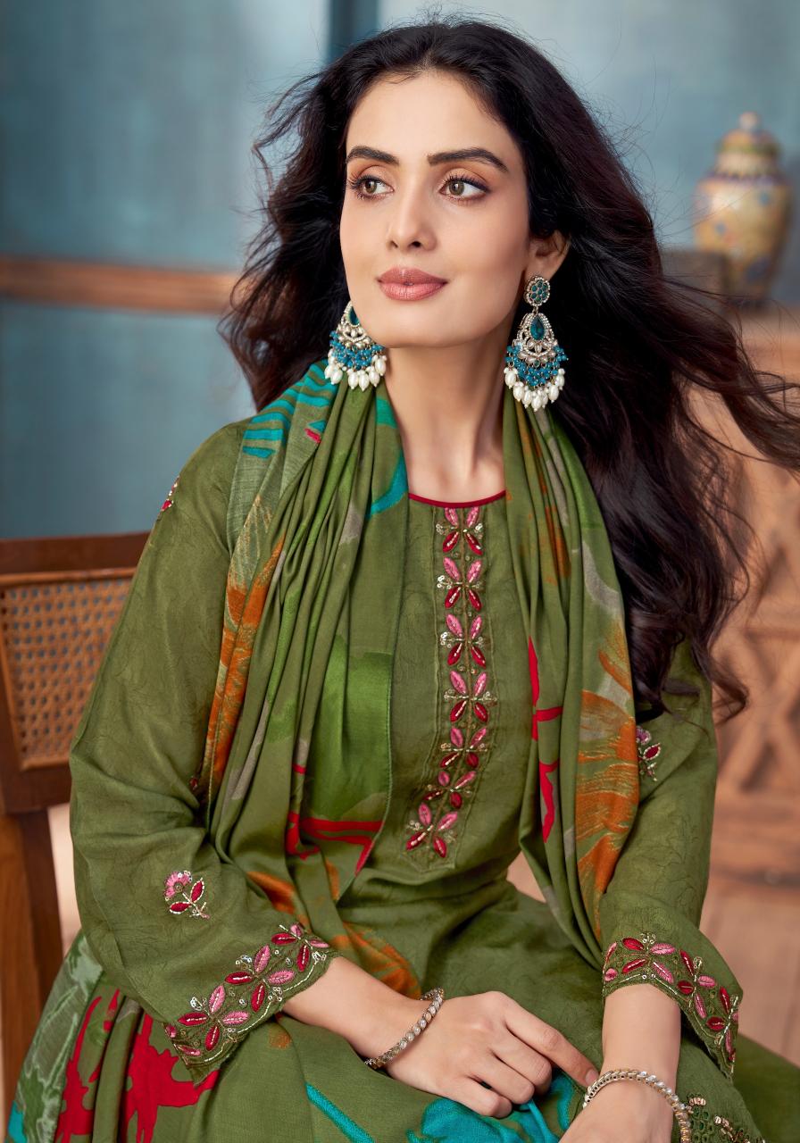 Alok Wedding Gold catalog surat dress materials