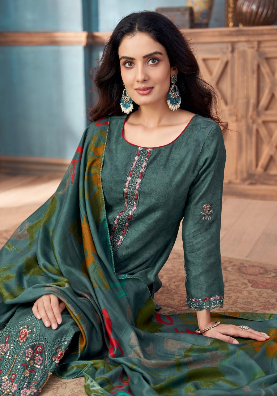 Alok Wedding Gold catalog surat dress materials