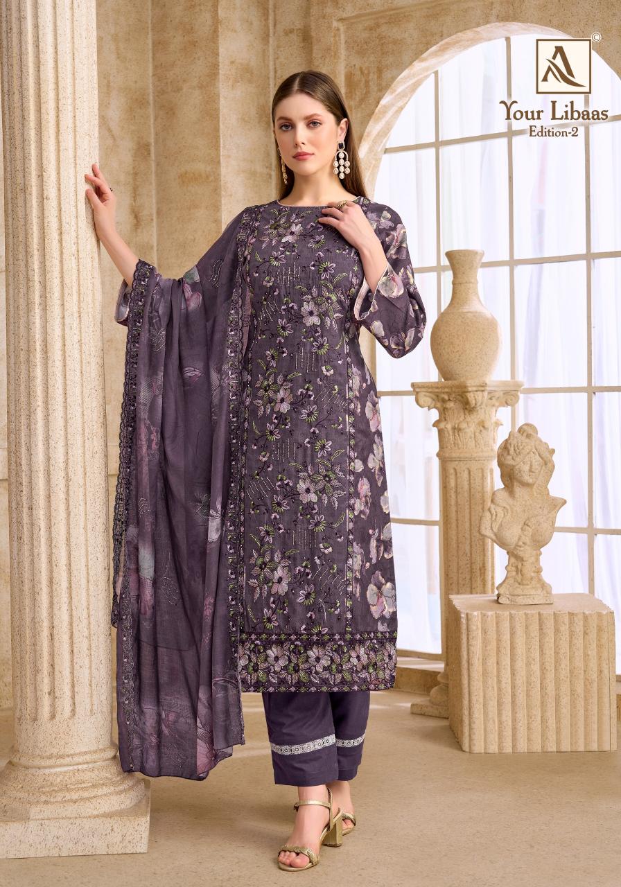 Alok Your Libaas vol 2 catalog wholesale dress material shops in surat