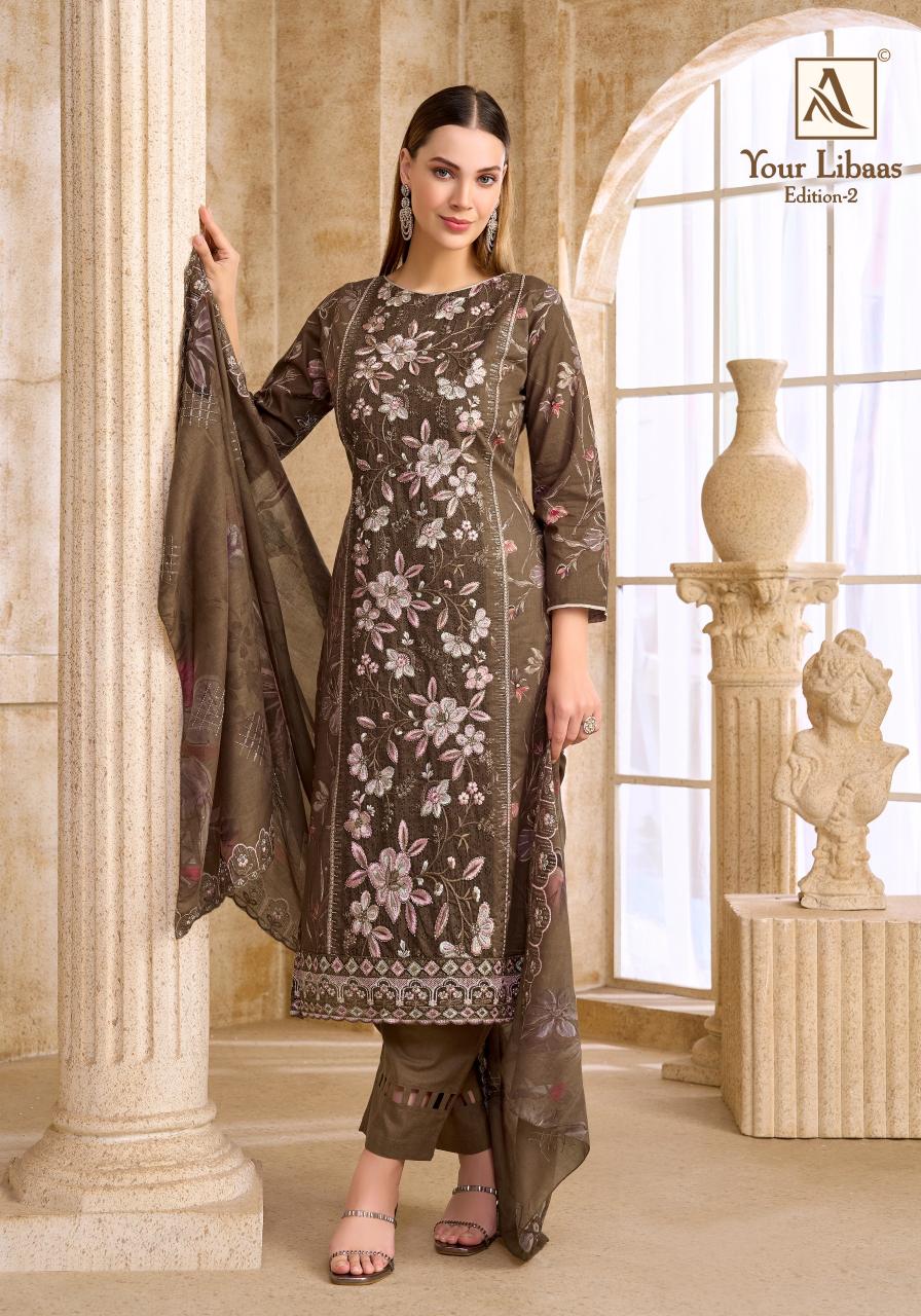 Alok Your Libaas vol 2 catalog wholesale dress material shops in surat