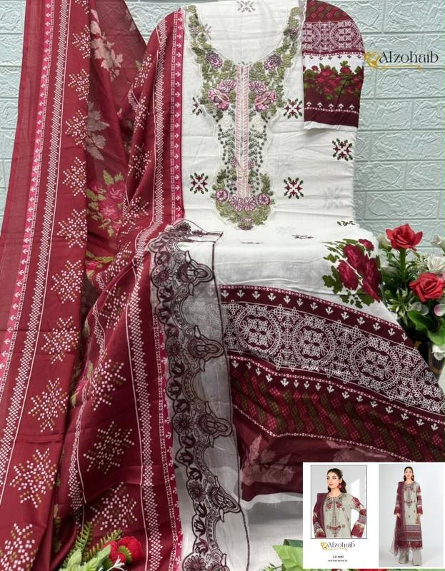 Alzohaib Az Anisa Vol 2 catalog Chiffon Dupatta pakistani suits wholesale mumbai