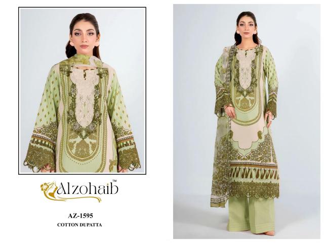 Alzohaib Az Anisa Vol 2 catalog Chiffon Dupatta pakistani suits wholesale mumbai