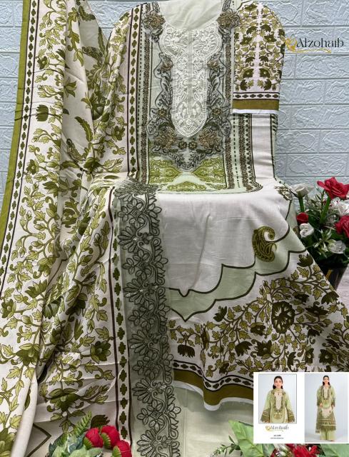 Alzohaib Az Anisa Vol 2 catalog Cotton Dupatta pakistani and indian suits wholesale