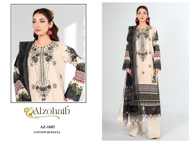 Alzohaib Az Anisa Vol 2 catalog Cotton Dupatta pakistani and indian suits wholesale