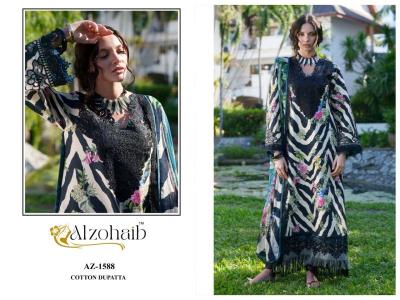 Alzohaib Noura Vol 1 catalog Chiffon Dupatta pakistani suits wholesale