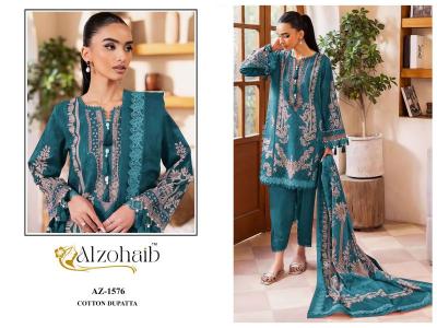 Alzohaib Noura Vol 1 catalog Chiffon Dupatta pakistani suits wholesale
