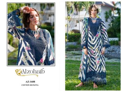Alzohaib Noura Vol 1 catalog Cotton Dupatta wholesale market for pakistani suits in hyderabad