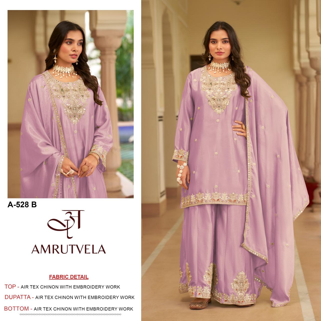 Amrutvela A528 Catalog pakistani suit wholesale market